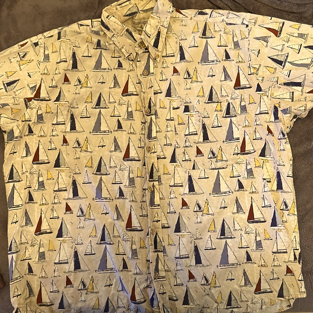 Sail Boat Button Up